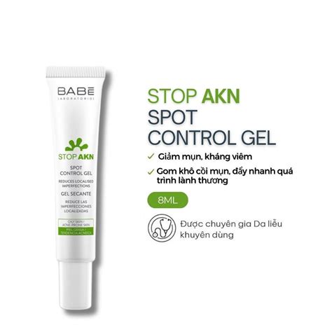 Babe Stop AKN Control Gel Helps Dry Acne Gum Reduce Acne Quickly 8ml Shopee Malaysia