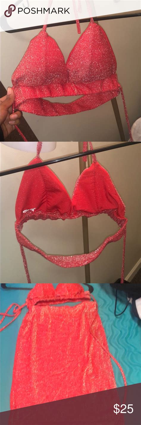 HOT PINK GLITTER TWO PIECE Hot Pink Fashion Trends Two Piece