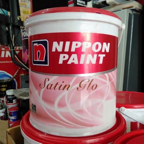 Jual Nippon Paint Satin Glo Lt Brilliant White Cat Tembok