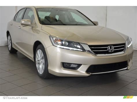 2014 Champagne Frost Pearl Honda Accord EX L V6 Sedan 94950865