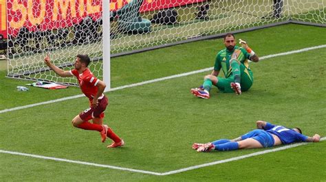 El campeón contra las cuerdas Suiza con ventaja ante Italia en la Eurocopa