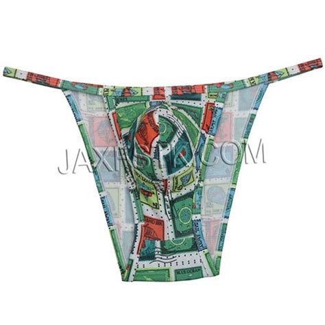 Sexy Thong Men S String Side Bulge Pouch Brazilian Bikini Underwear Bath Skimpy Briefs Ts