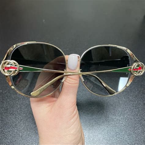 Gucci Accessories Gucci Womens Oversized Round Sunglasses Like New Poshmark