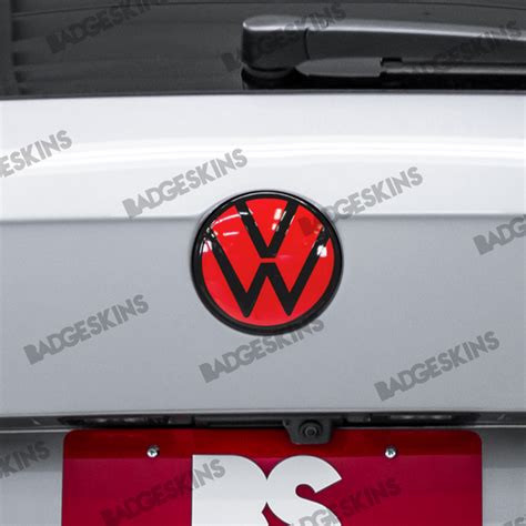 Vw Mk25 Tiguan Rear Vw Emblem Overlay Badgeskins