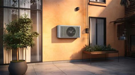 Premium Ai Image A Heating And Cooling Air Conditioner Next To An