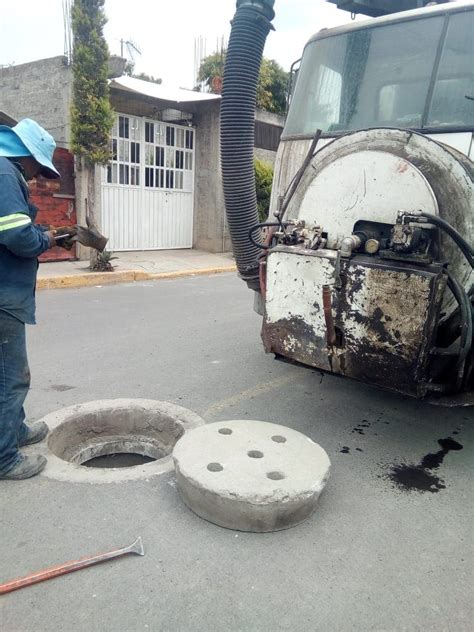 Antorcha Gestiona Vactor Para Desazolvar Fosas Y Red De Drenaje En