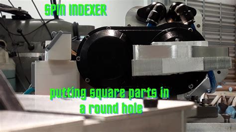 Using Spin Indexer To Make Rotate Parts For Multiple Cuts On Rectangle Parts Youtube