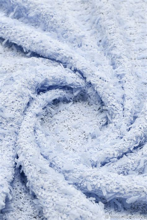 Ткань шанель голубая в стиле Chanel (12409) в интернет-магазине на ...