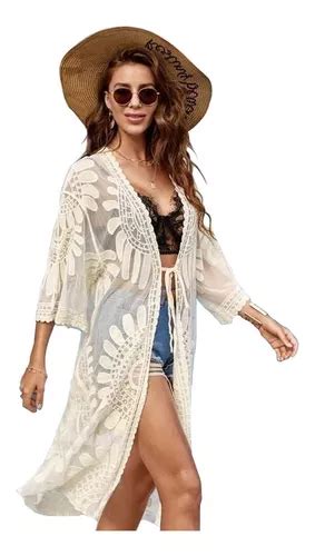 Mujer Traje Ba O C Rdigan Playa Cubre Bikini Pareos Verano Meses Sin Inter S