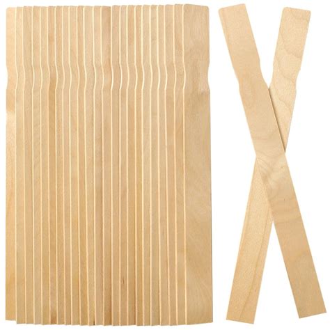 Snapklik.com : 25 Pack Paint Stir Sticks, 12 Inch Wooden Paint Crafts Sticks For Paint Mixing ...