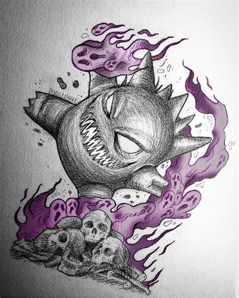 Captivating Gengar Fan Art