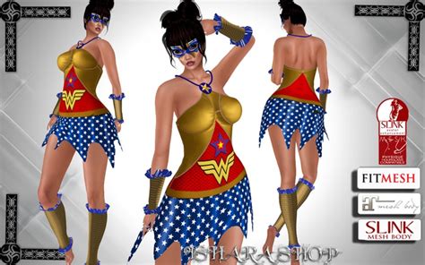 Second Life Marketplace - WONDER WOMAN COSTUME