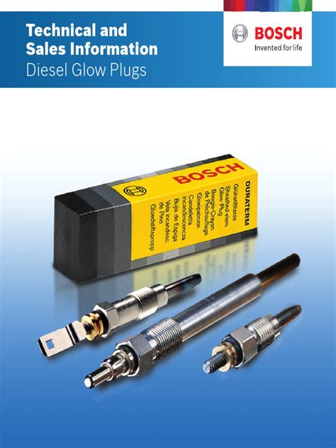 Bosch Glow Plug Application Guide
