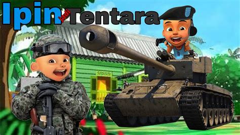 Ipin Jadi Tentara Naik Tank Tempur Mencari Upin Gta Lucu Youtube