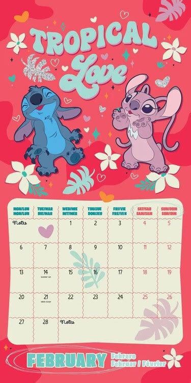 Lilo Stitch Calendarios de pared 2024 Consíguelos en Posters es