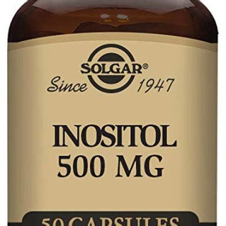 SOLGAR INOSITOL 500mg x 50 caps | Subra