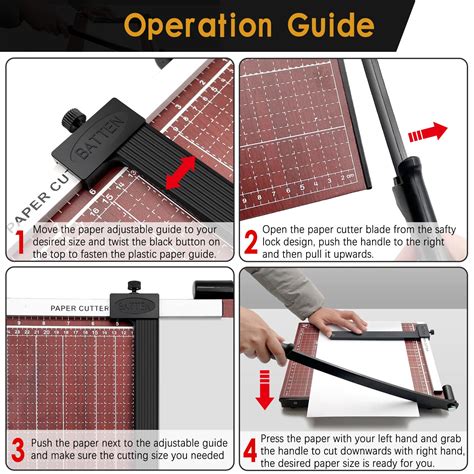 Snapklik A Paper Cutter Guillotine Paper Trimmer Inch Cut