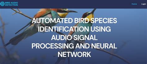 Jppy2202 Automated Bird Species Identification Using Audio Signal