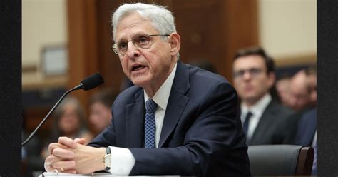 Ag Merrick Garland Goes Quiet Then Gives Fumbling Answer When Asked