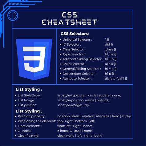 Solution Css Cheat Sheet Studypool