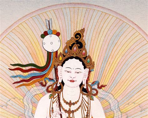 Dakini Mandarva Thangka Mother Bodhisattva Himalayan Buddhist Deity