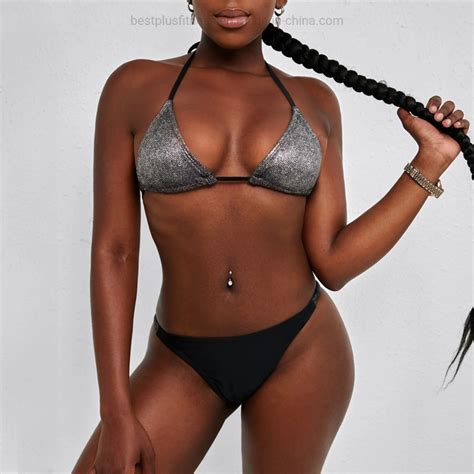 Wholesale Custom New Designer Sexy Push Up Bikini Set Swimsuit Thong Bikini Sexy Swimwear