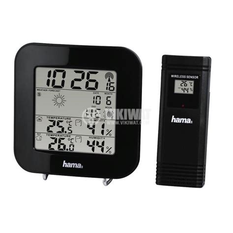Weather station EWS-200 thermometer HAMA-186310 - VIKIWAT