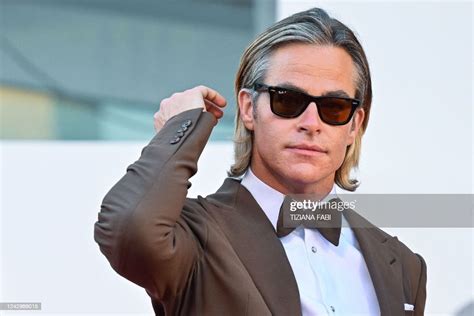 Us Actor Chris Pine Arrives On September 5 2022 For The Screening Of