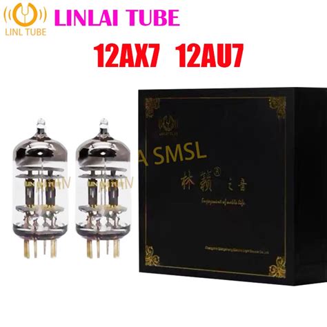 LINLAI 12AX7 12AU7 Vacuum Tube Replace JJ Gold Lion Psvane 12AX7 ECC83