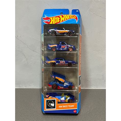 Hot Wheels 風火輪 HW Race Team 車隊 pack 五車組 五合一包裝組 車組 蝦皮購物