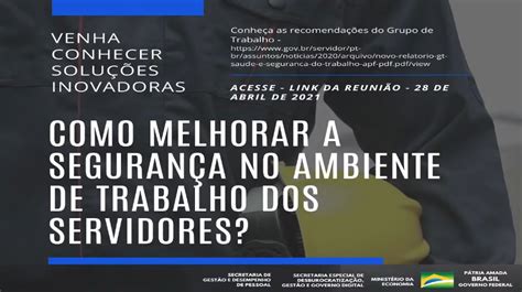 Webinar Como Podemos Melhorar A Seguran A No Ambiente De Trabalho