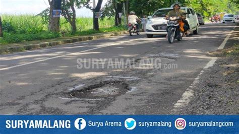 Banyak Jalan Rusak Di Musim Hujan Di Kota Malang Perbaikan Masih