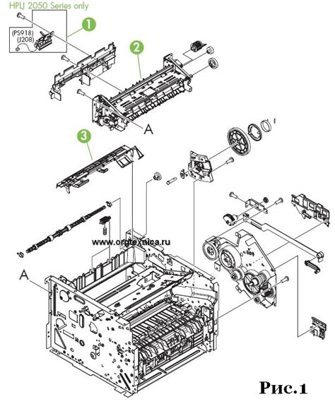 Ремонт и разборка HP LJ P2030 HP LJ P2035 HPLJ P2055