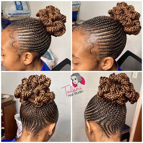 Pin By Taleni On Up Do Braids Bola Cornrows Ponytail Cornrows