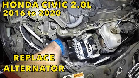 How To Replace Alternator Honda Civic Honda Civic Alter