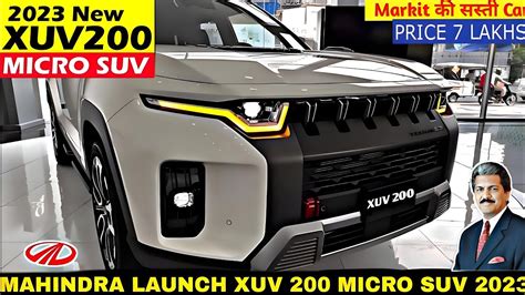 Mahindra Xuv Micro Suv Launch Price Features Launch Date