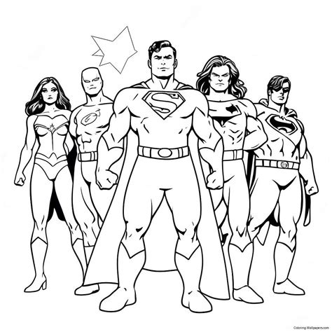 Dc Superheroes Coloring Page 430 338