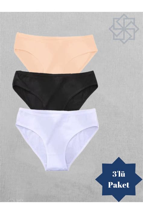 Adeniz Kad N L Diki Siz Lazer Kesim Iz Yapmaz Likral Bikini Slip K Lot Fiyat Yorumlar