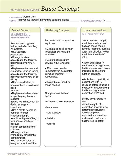 Ati Learning Templates Nurs Hcc Studocu