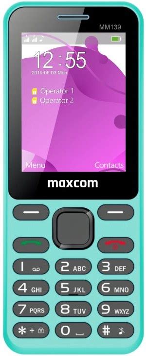 MAXCOM MM139 Mobilný telefón DUAL Sim modrý VÝPREDAJ