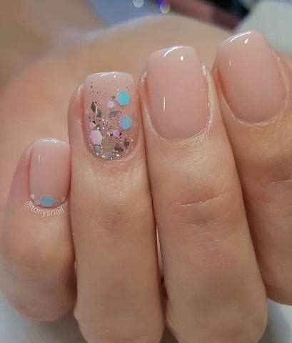 Nude Nail Art Ideas To Mix Up Your Basic Manicure Pale Nails Blush Nails Gel Nails