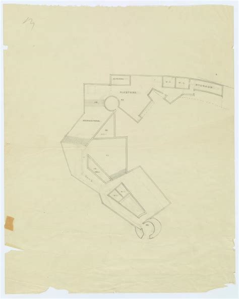 The Isamu Noguchi Archive Document Part Plan Riverside Levy