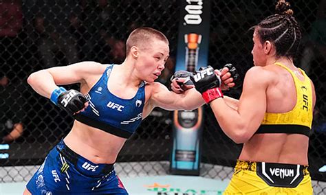 Rose Namajunas Defeats Amanda Ribas in Tactical Fight at UFC Apex ...