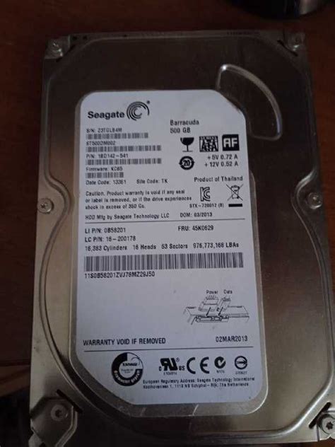 Винчестер HDD Seagate 500gb: 400 грн. - Комплектуючі та аксесуари ...