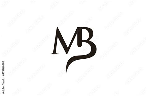 initial MB logo design vector Stock Vector | Adobe Stock