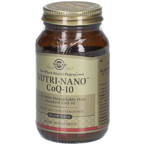 Solgar Nutri Nano Coq 10 31x 50 St Shop Apotheke