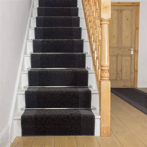 Runrug Stair Carpet Runner Stain Resistant 450cm X 60cm Baroque