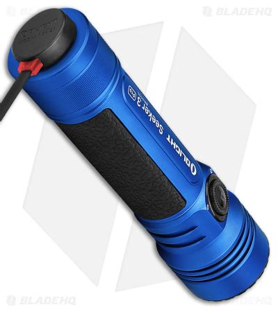 Olight Seeker 3 Pro Blue Flashlight 4200 Lumens Blade HQ