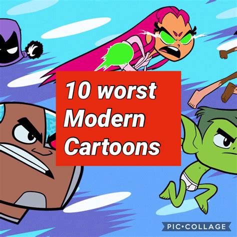 Top 10 Worst Modern Cartoons | Cartoon Amino