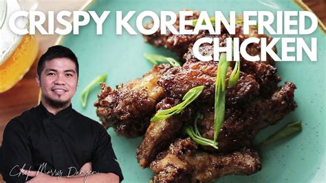 Super Crispy Korean Fried Chicken Yangnyeom Tongdak 양념통닭 Asmr Youtube